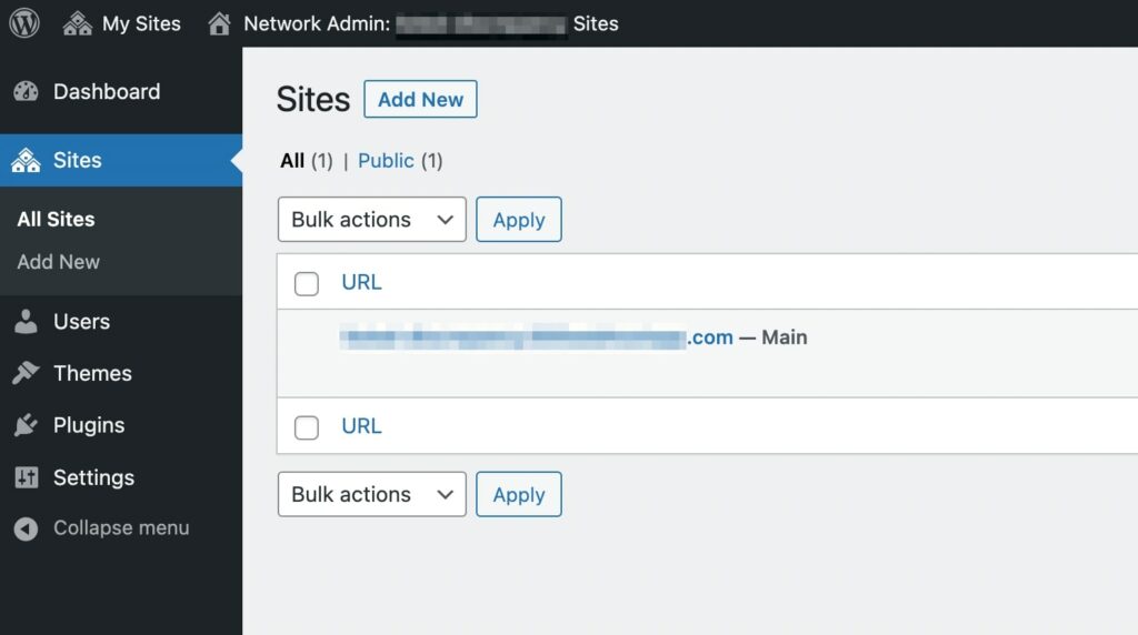 Network sites