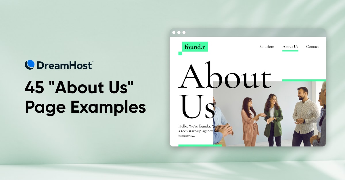 How to Create the Perfect About Us Page - DreamHost