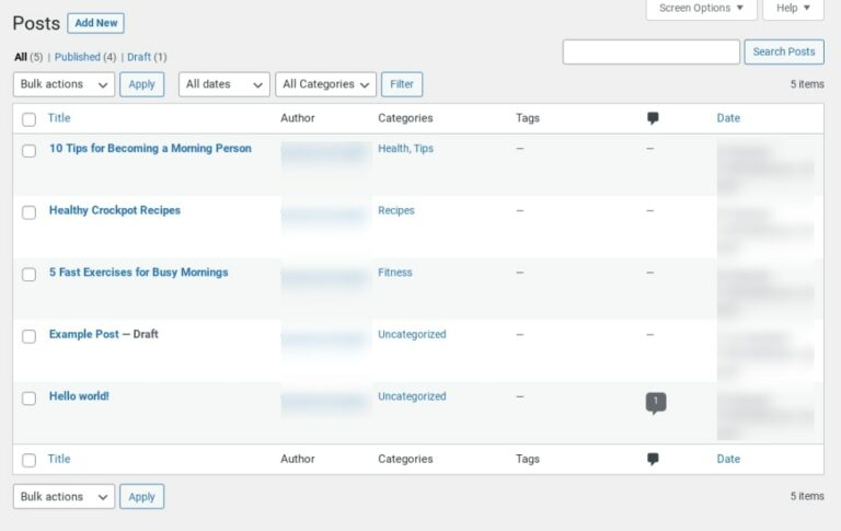 Beginner's Guide to WordPress Posts - DreamHost