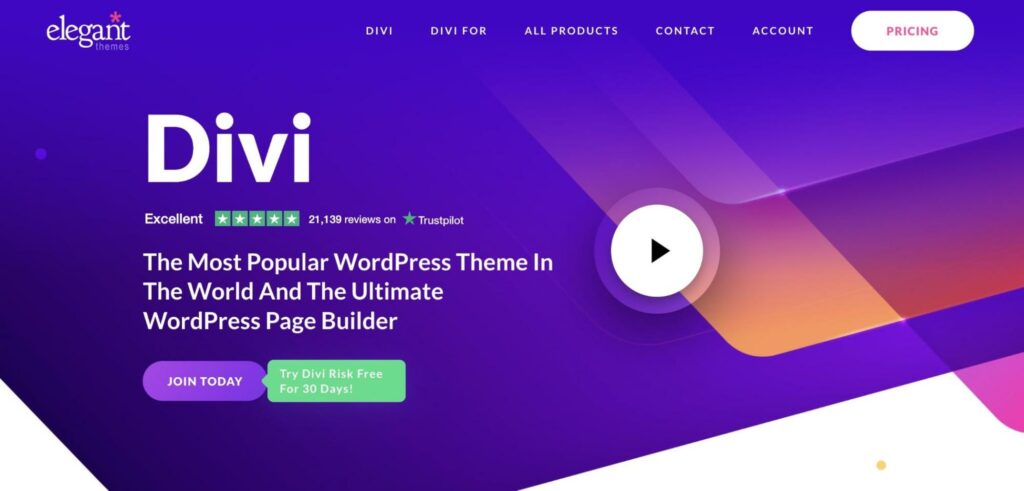 Divi website builder