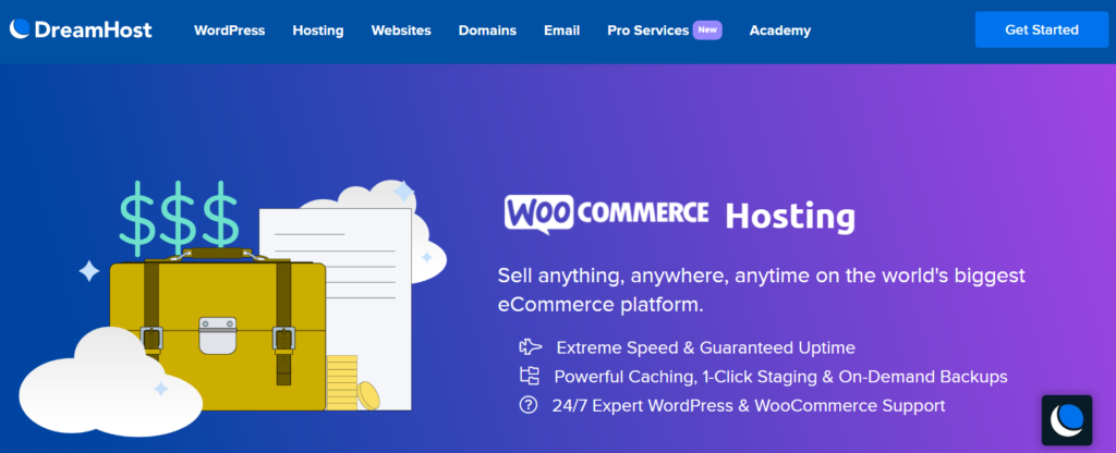 DreamHost WooCommerce hosting