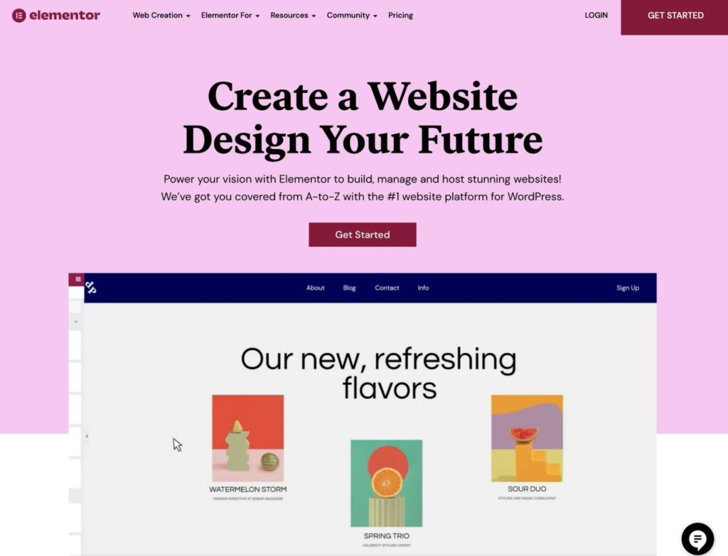 Elementor website builder