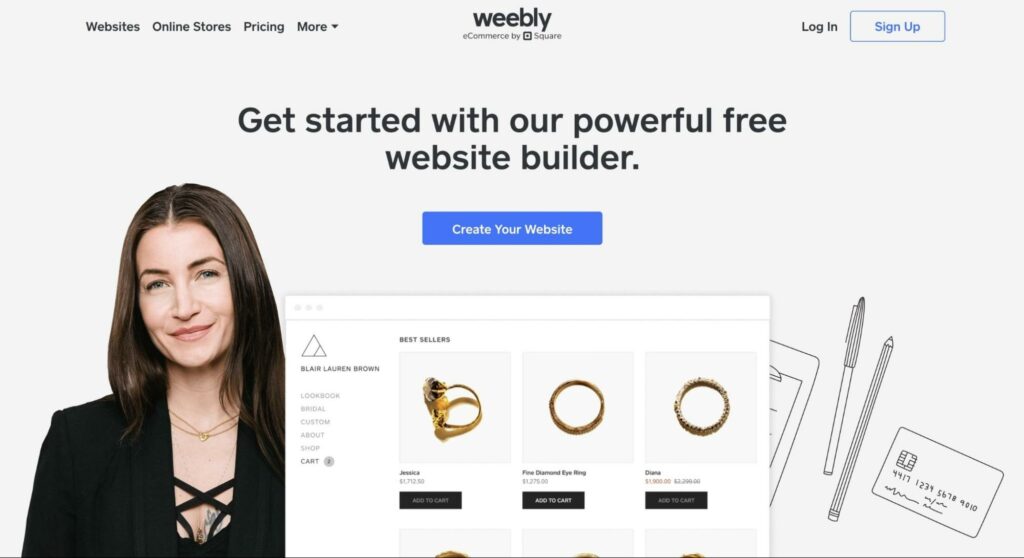 Weebly website builder