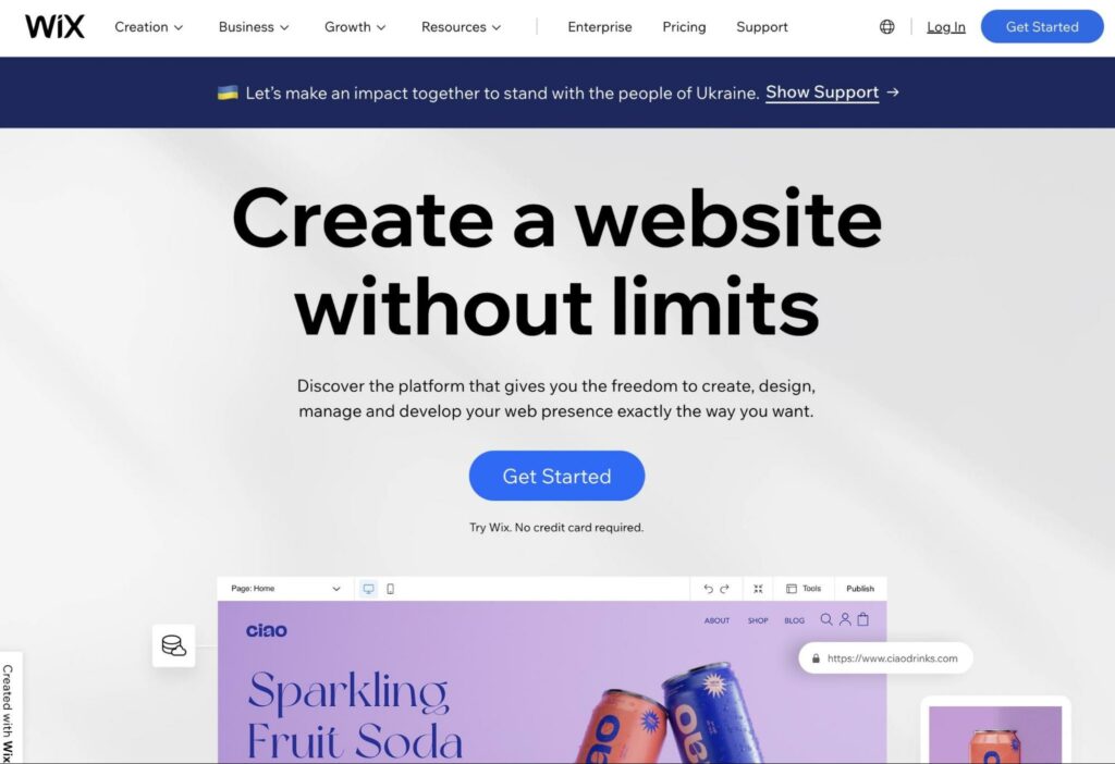 Wix website builder