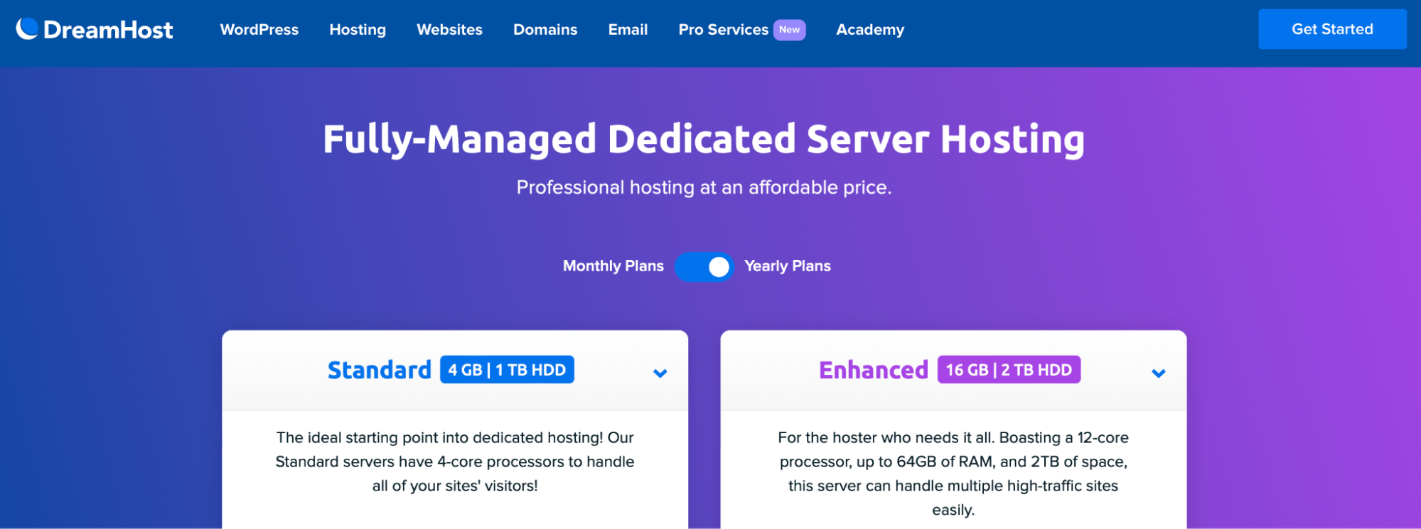 managed dedicated hosting