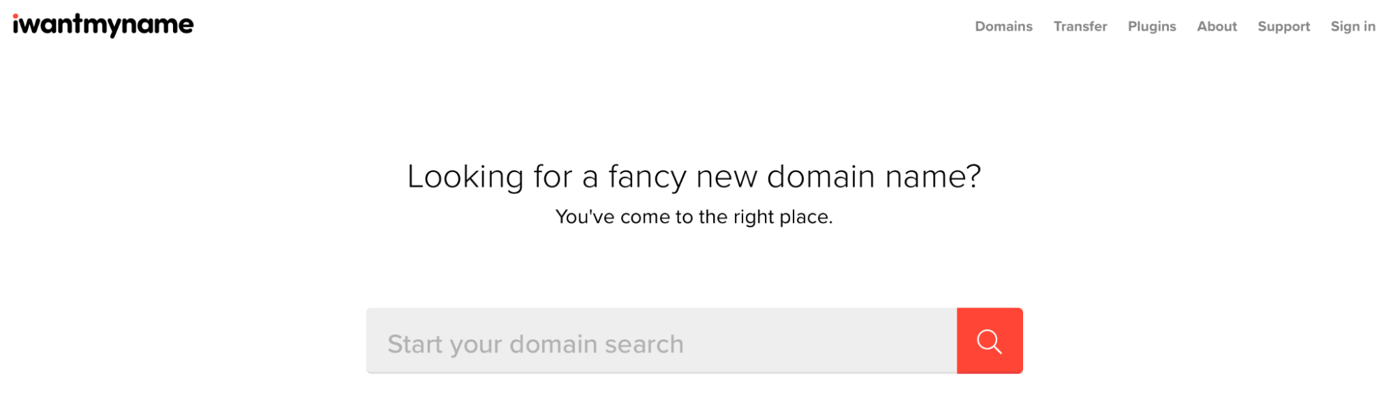 iwantmyname domain search tool