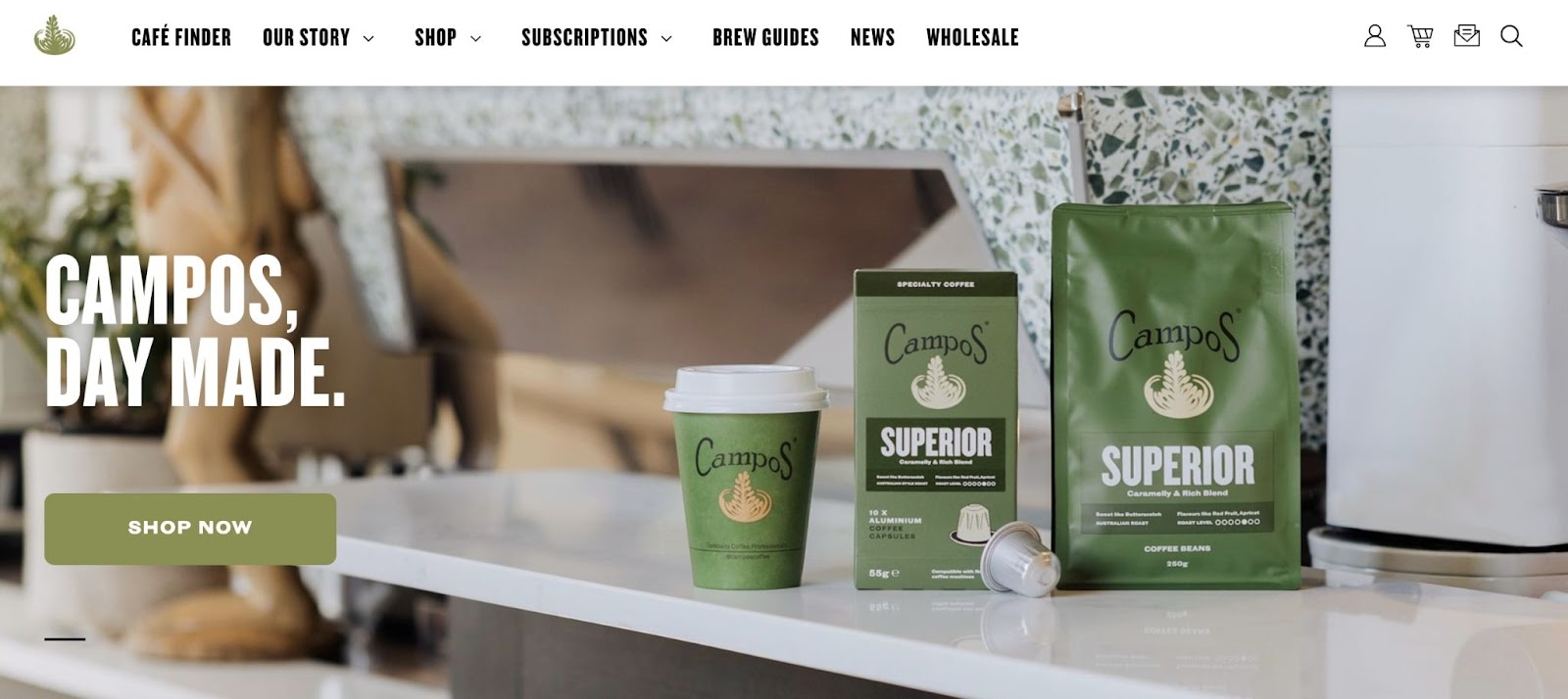 Campos Coffee hero