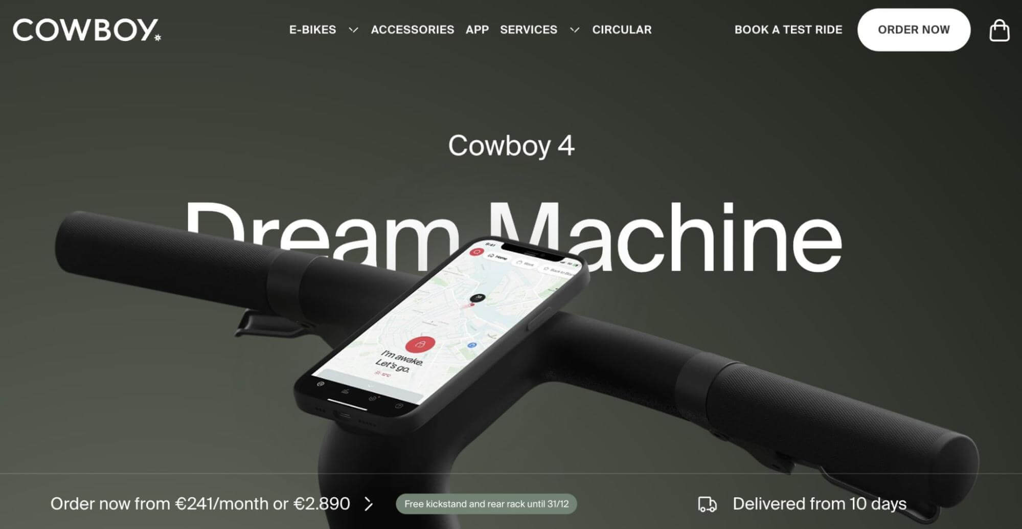 Cowboy landing page