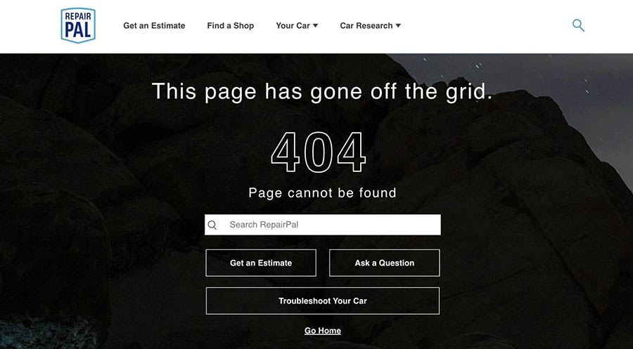 Página de error 404