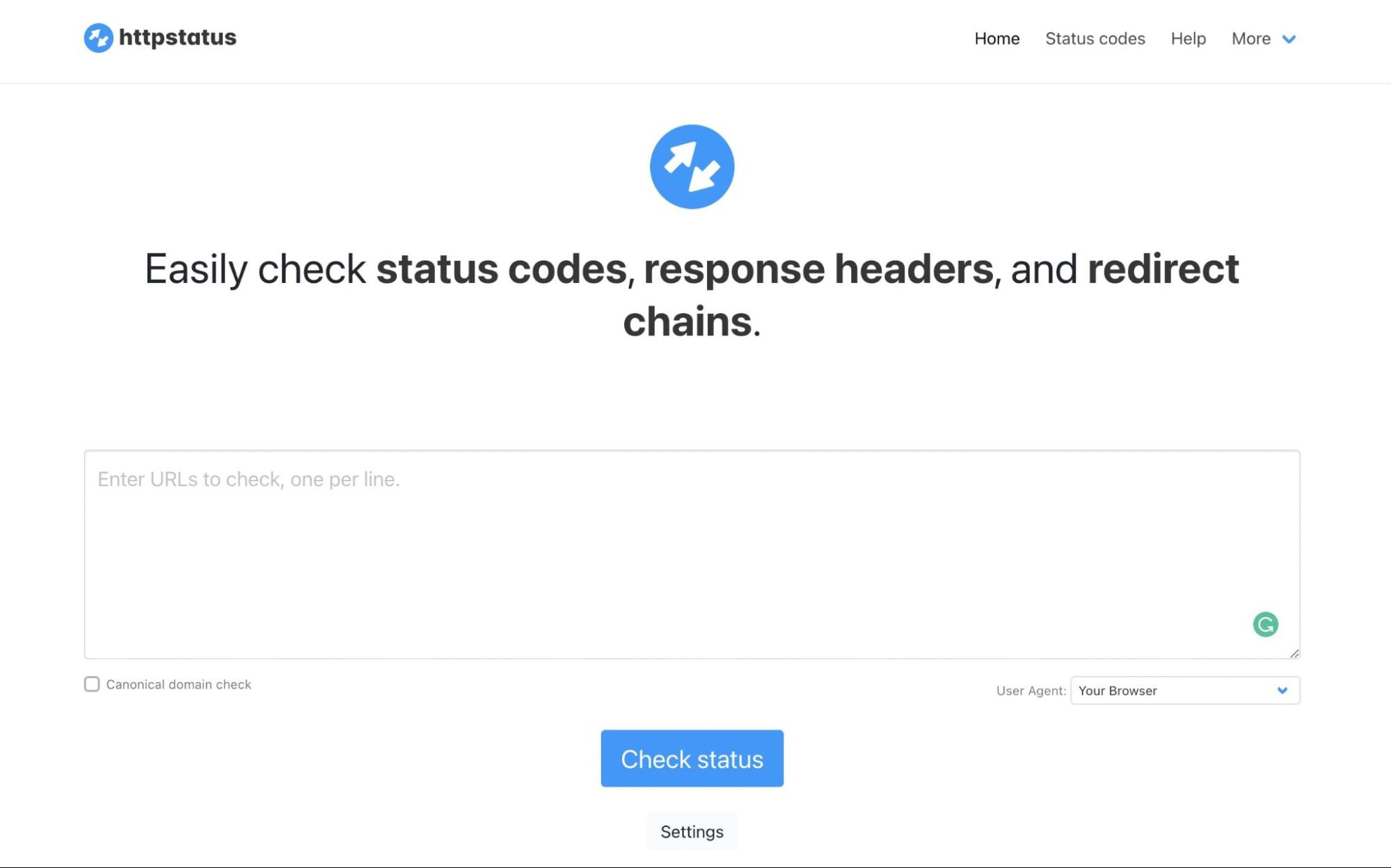 HTTP Status redirect checker4