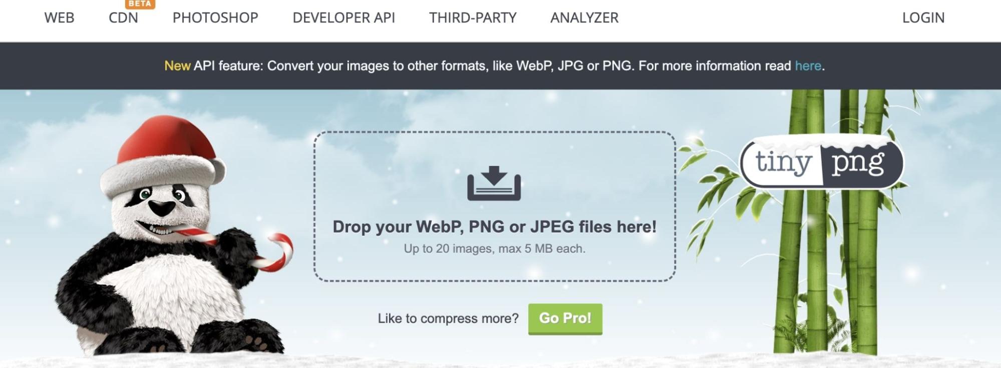 TinyPNG website