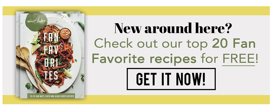 call to action (CTA) example for free recipe offer