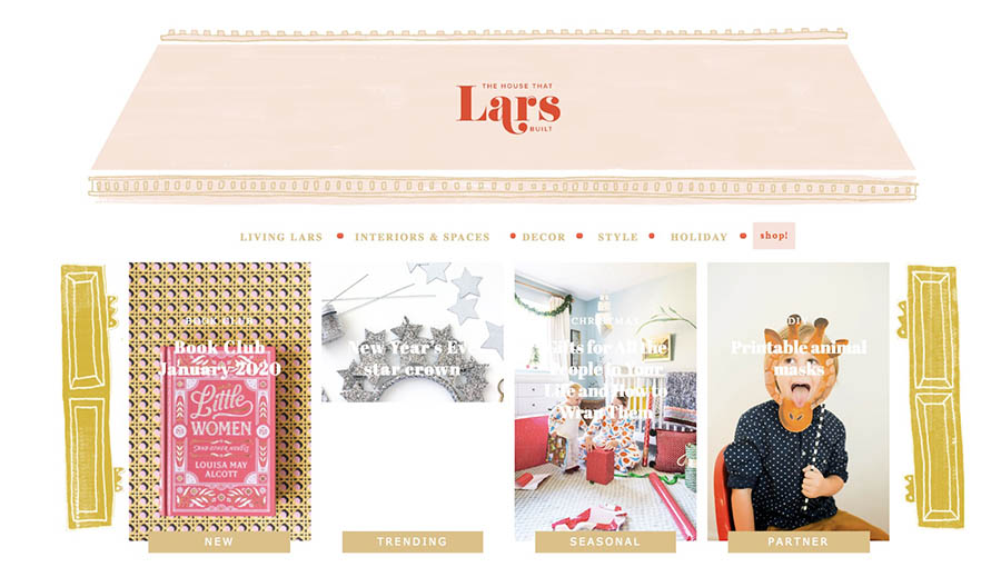 The House That Lars Built home page.