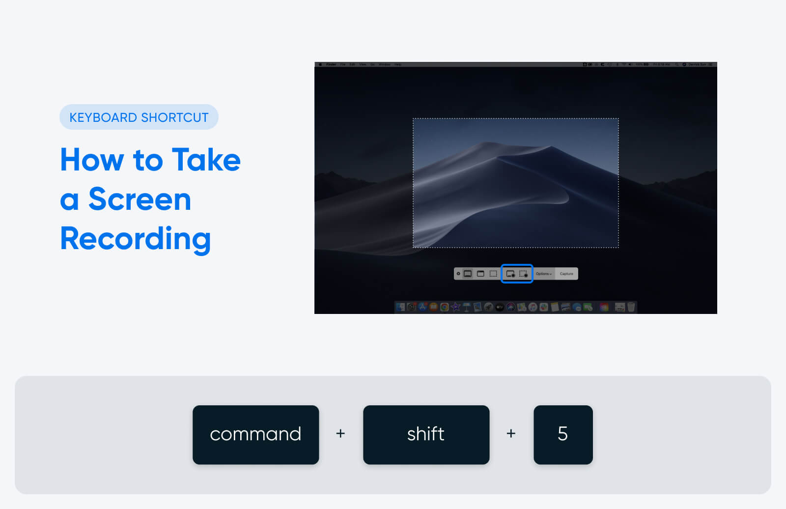 How to take a screen recording on Mac