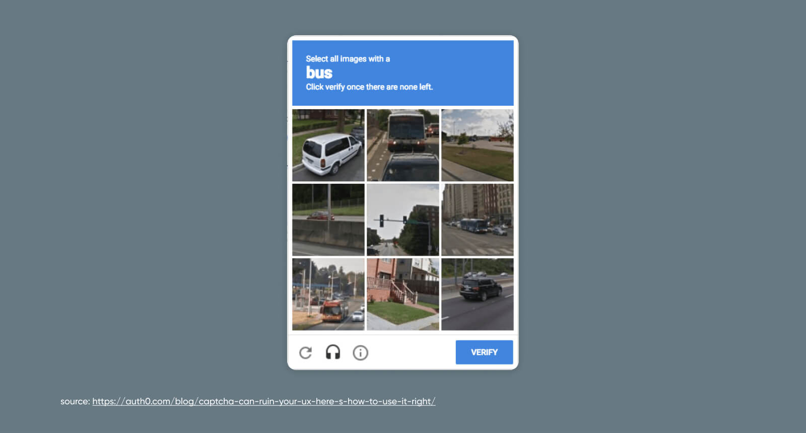 Example of image-based CAPTCHAs