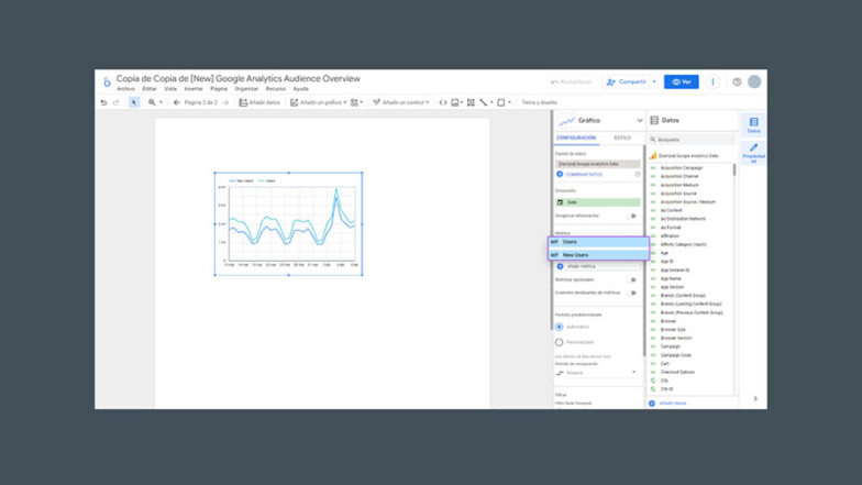 Crea Reportes de Analytics en Looker Studio - DreamHost