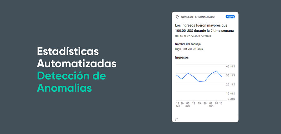 Detección automática de anomalías.