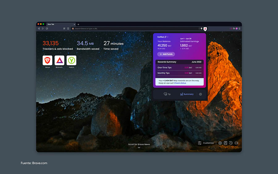 Navegador Brave
