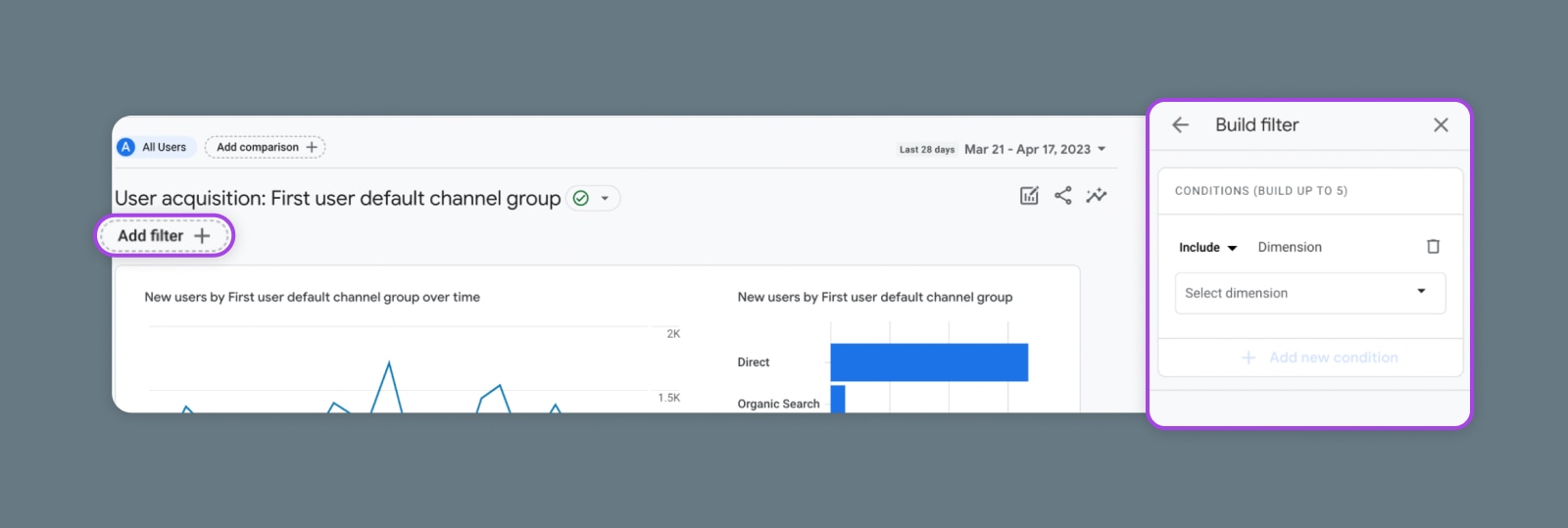 Navigating and Customizing GA4 Reports, Add Filters