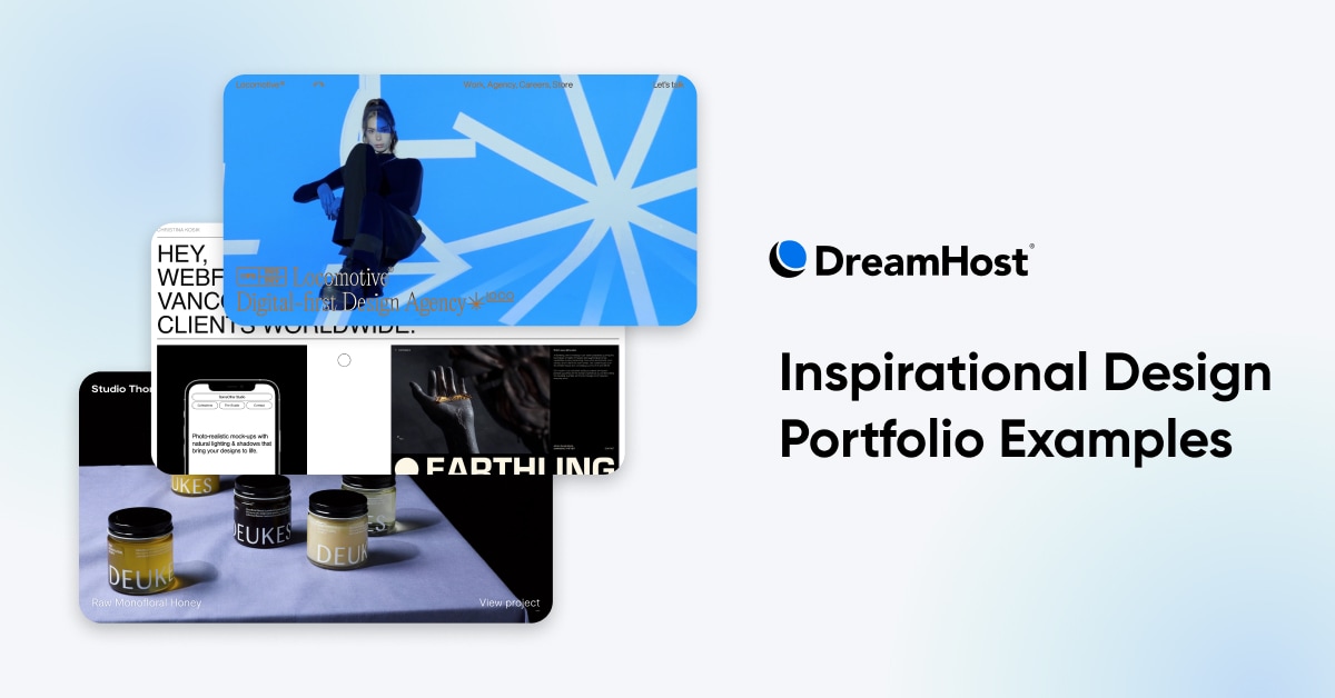 Inspirational Design Portfolio Examples – DreamHost