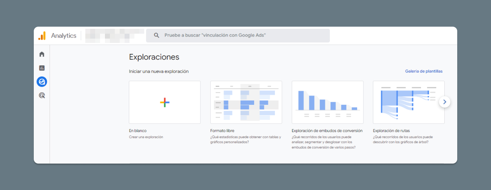 Exploraciones en GA4.