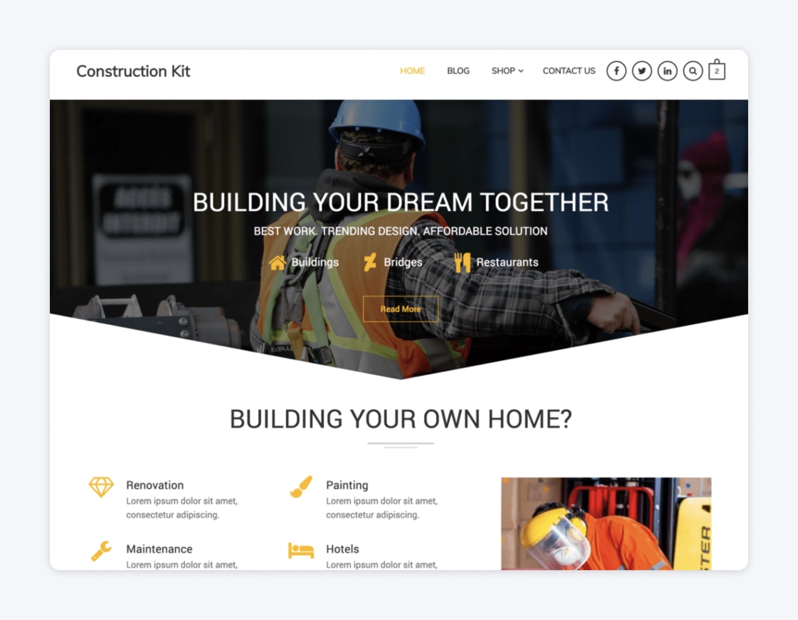 Construction Kit theme