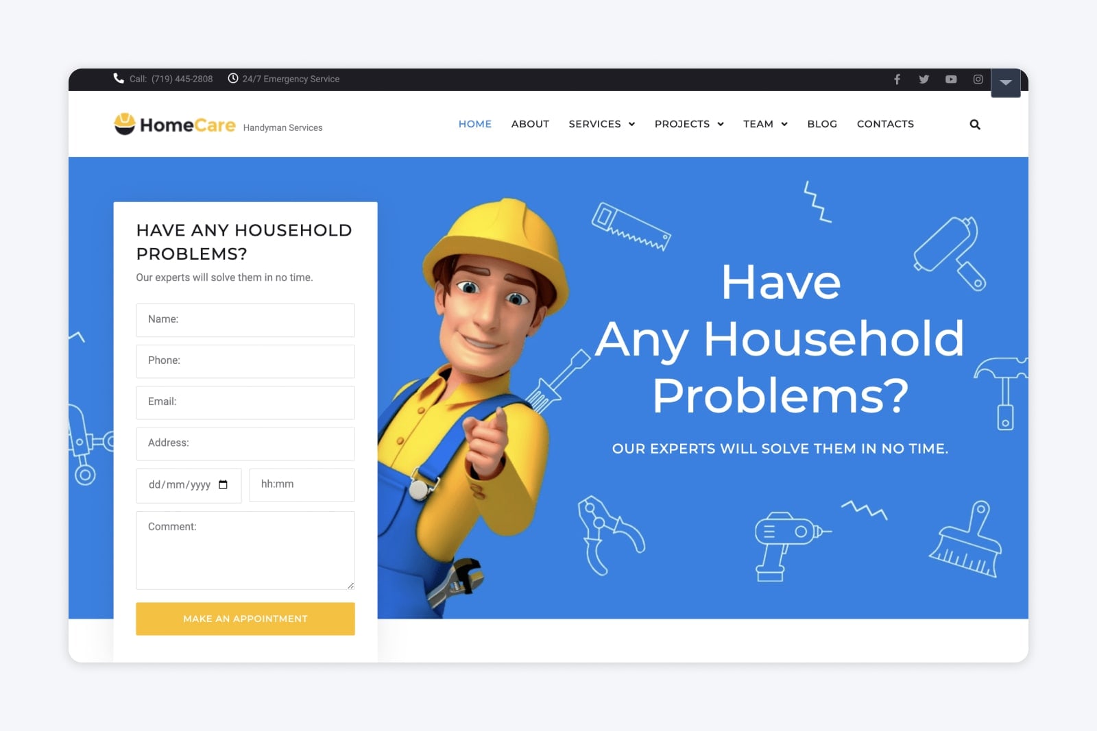 HomeCare theme