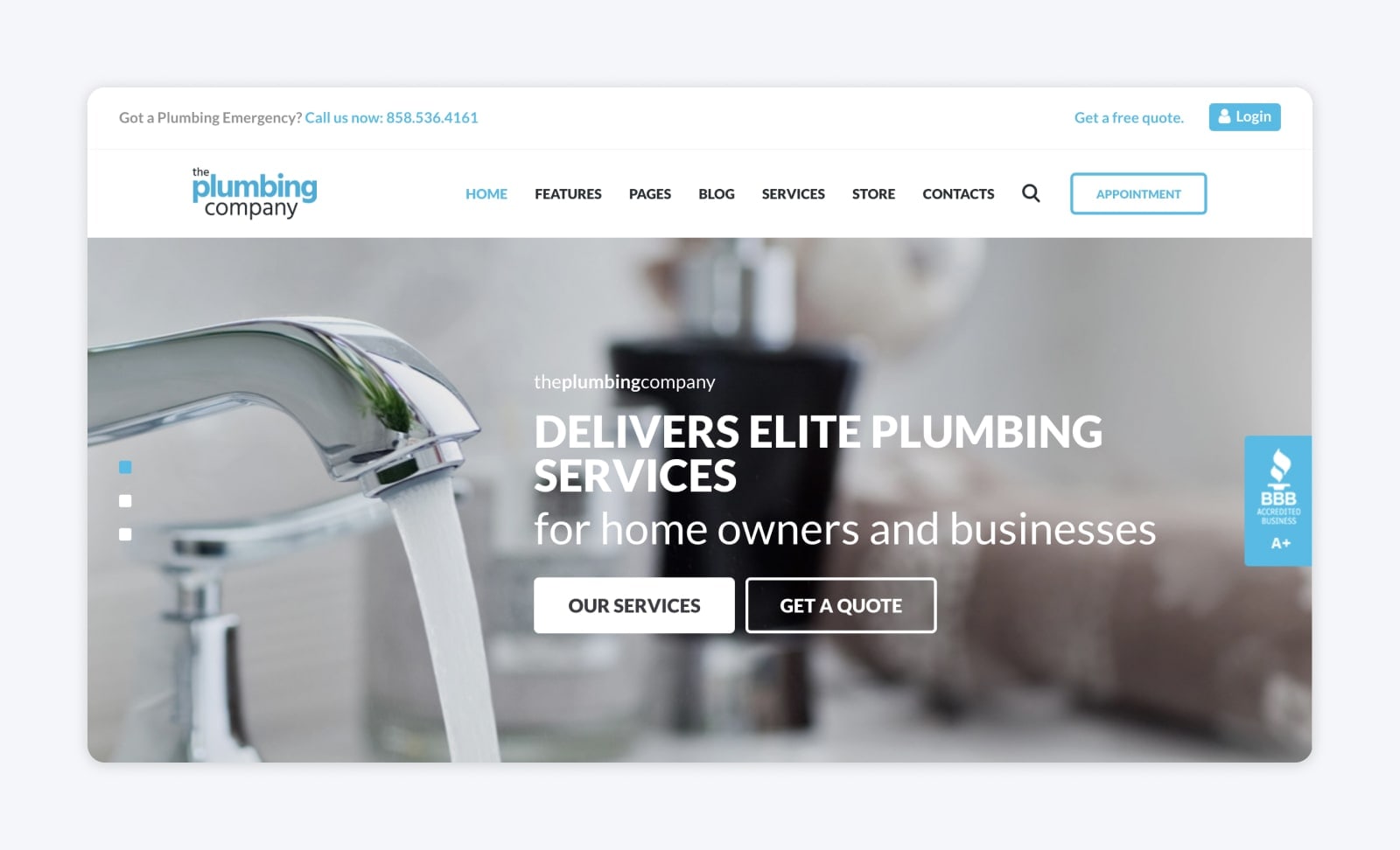 Plumbing theme