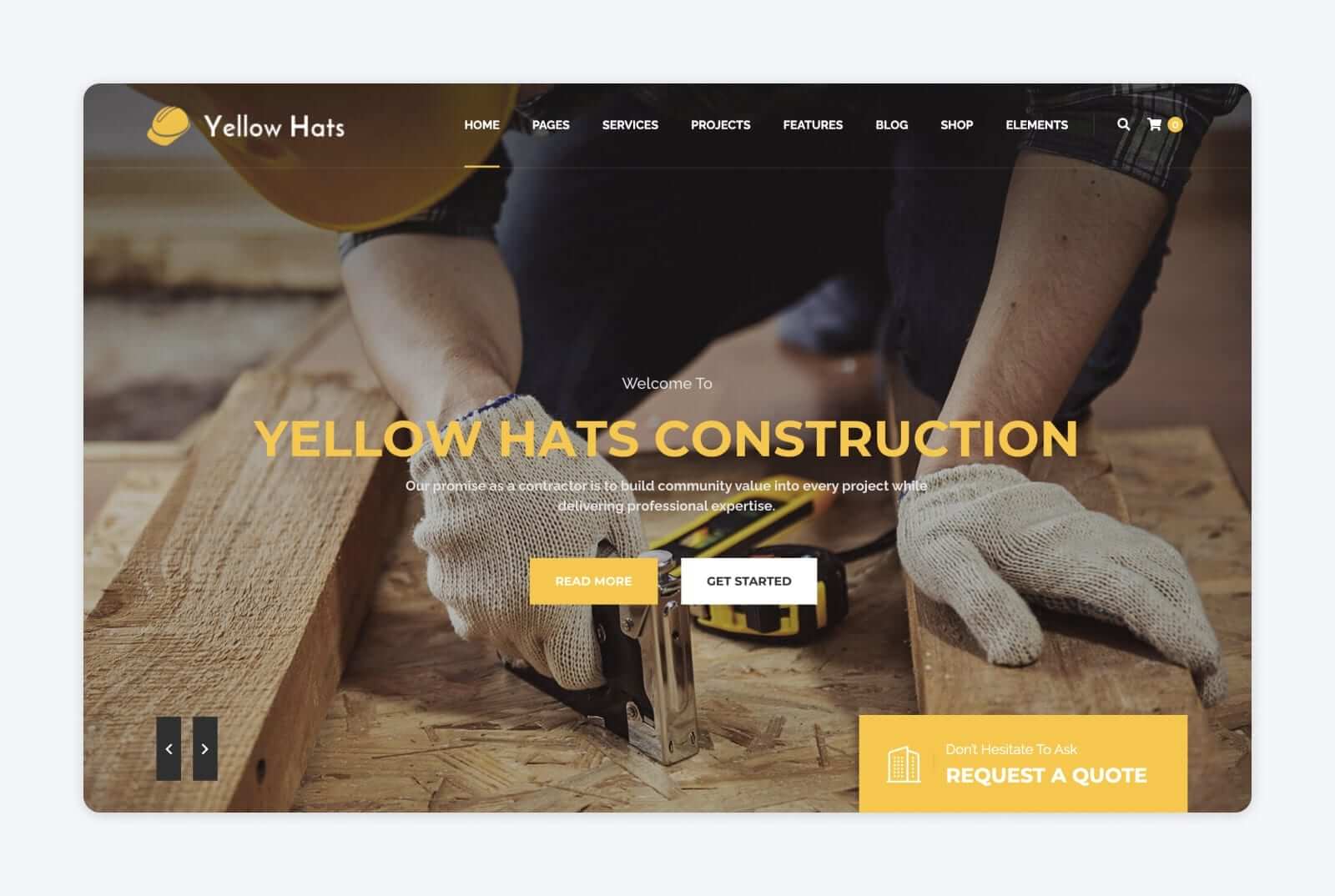 Yellow Hats theme