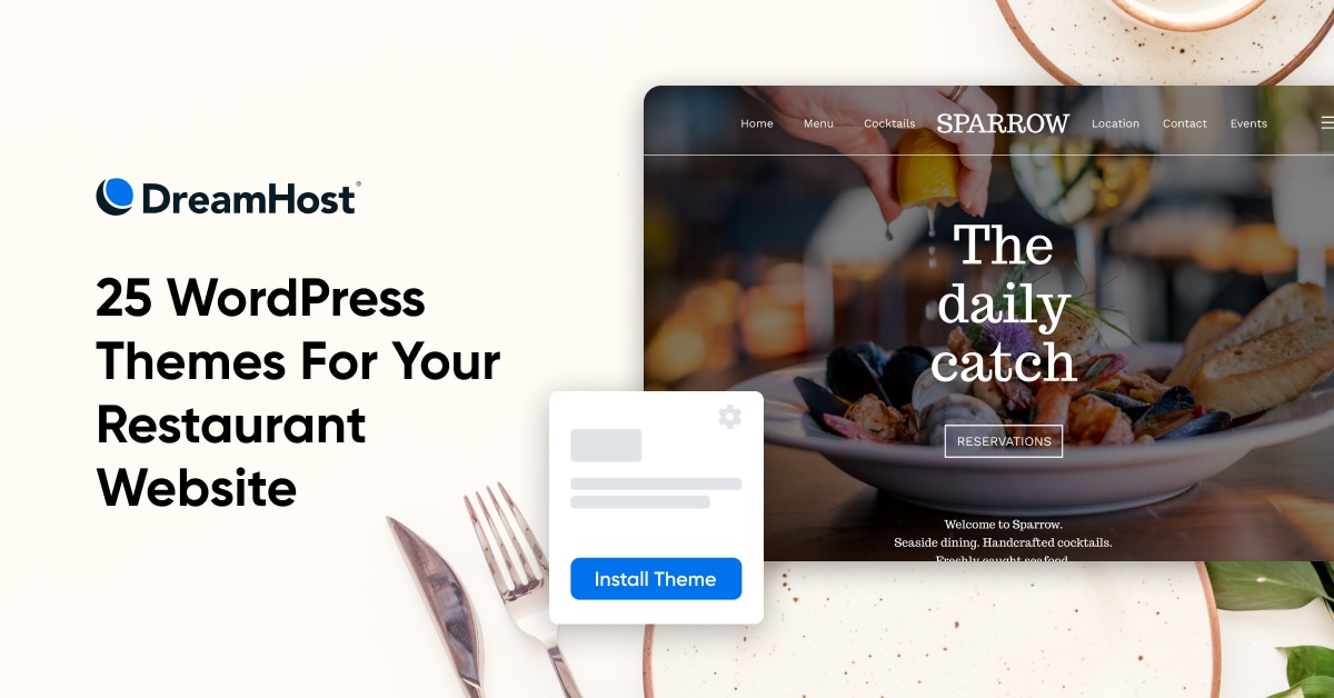 25 WordPress Themes For Your Restaurant Web site