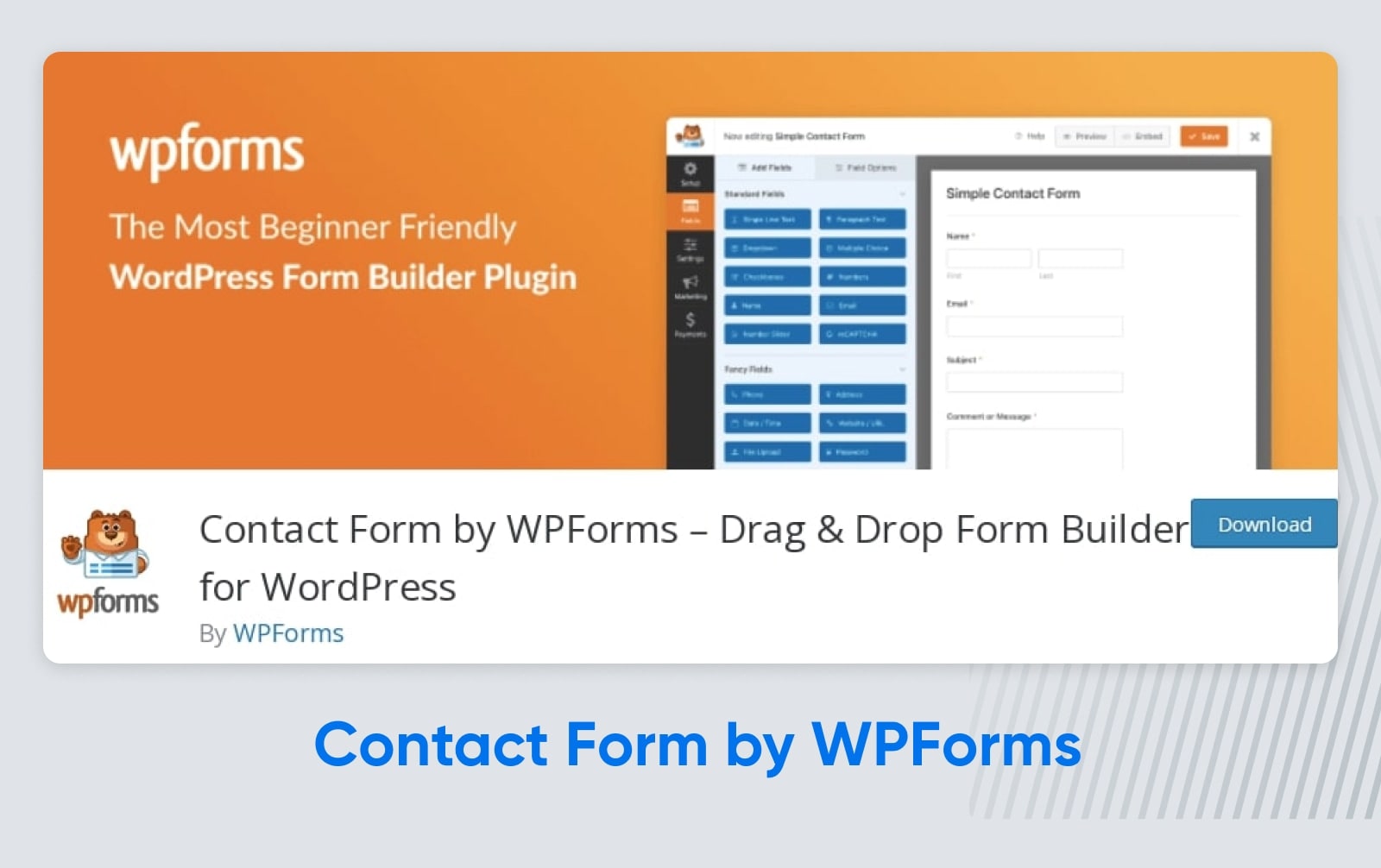 Contact Form by WPForms