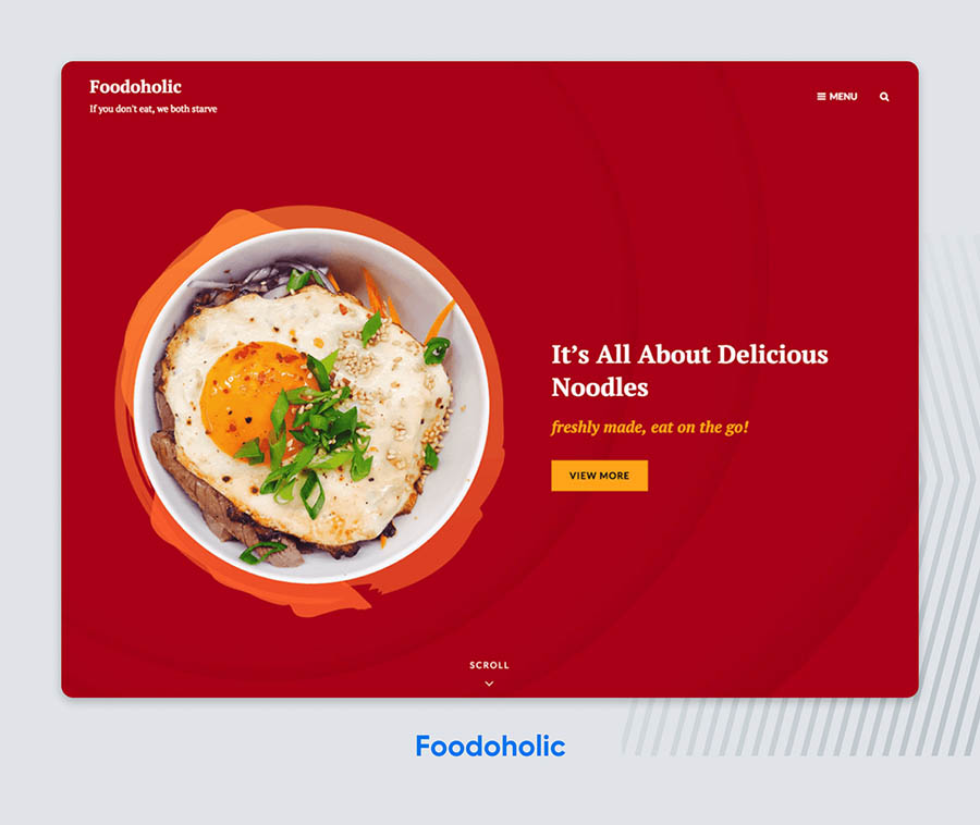 Tema para restuarantes WordPress, Foodoholic.