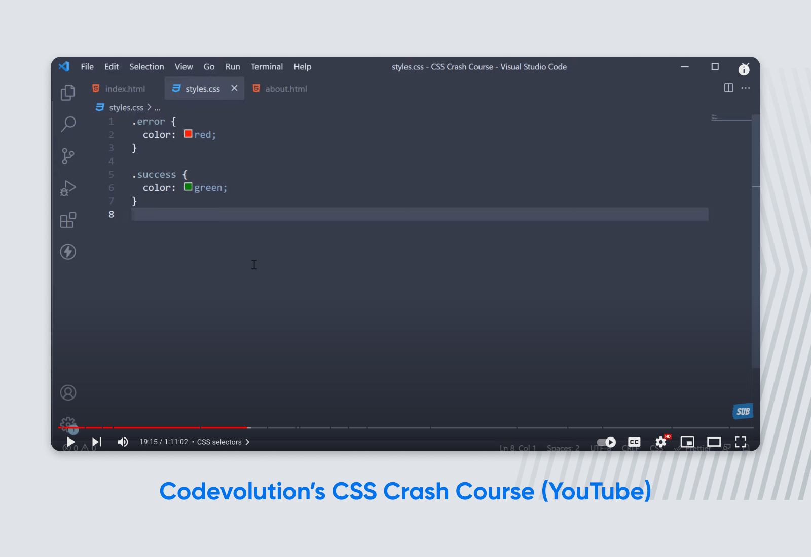 Codevolution’s CSS Crash Course