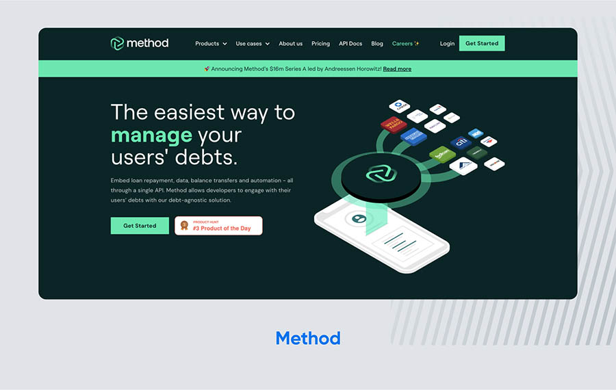 Sitio web de Method.