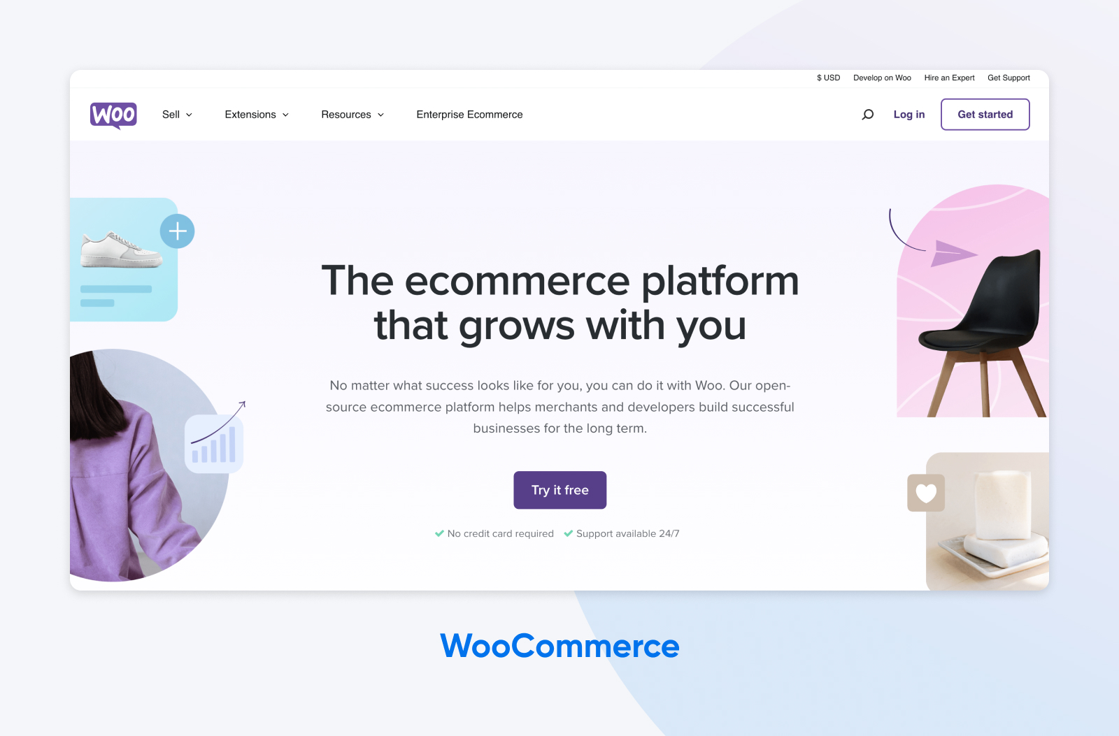 Sitio web de WooCommerce.