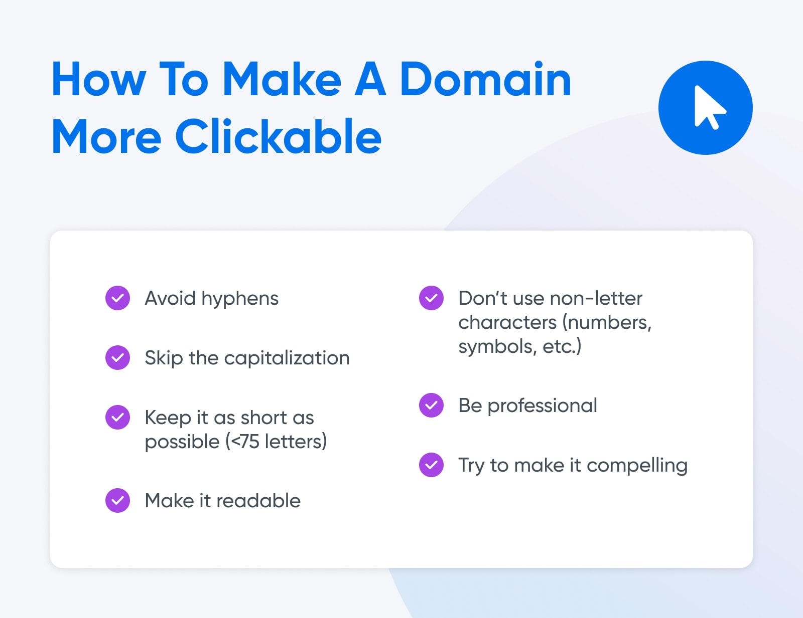 How To Make A Domain More Clickable