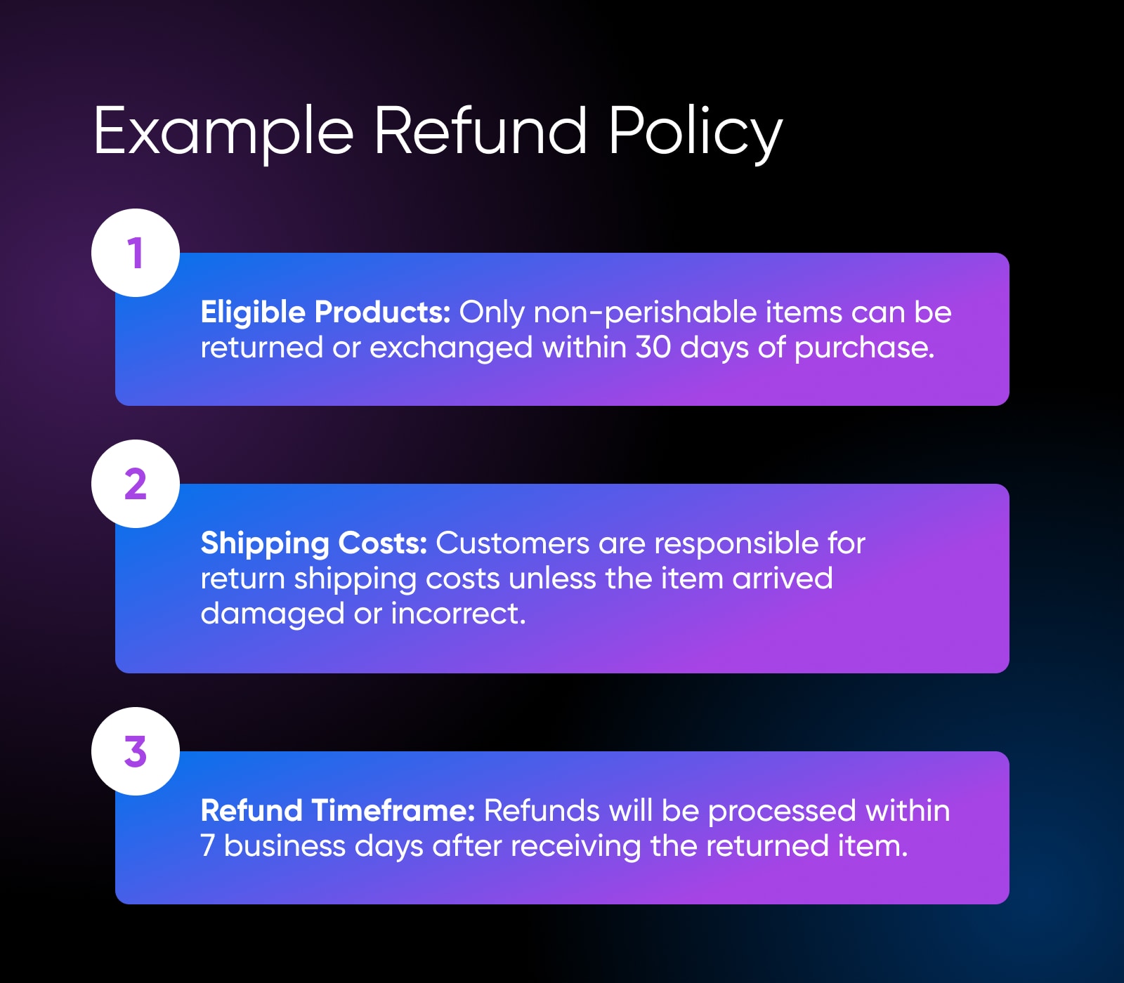 Example Refund Policy