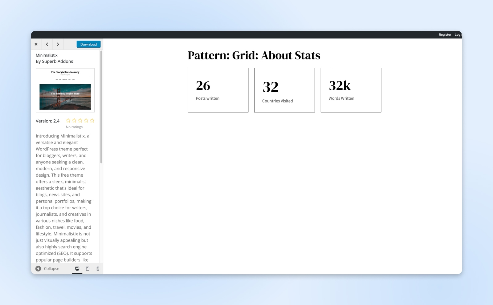 Pattern Block examples