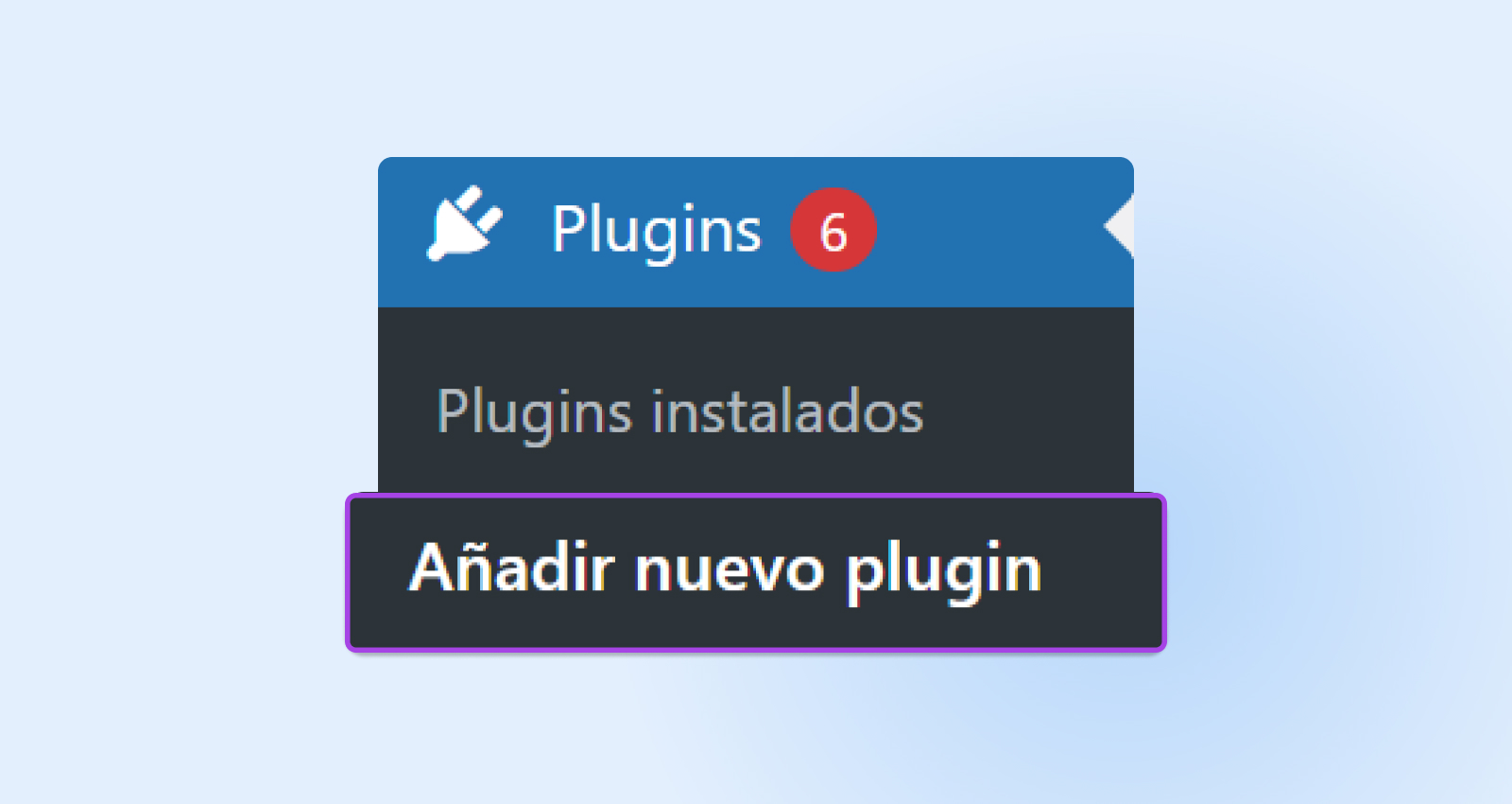 Botón añadir muevo plugin WordPress