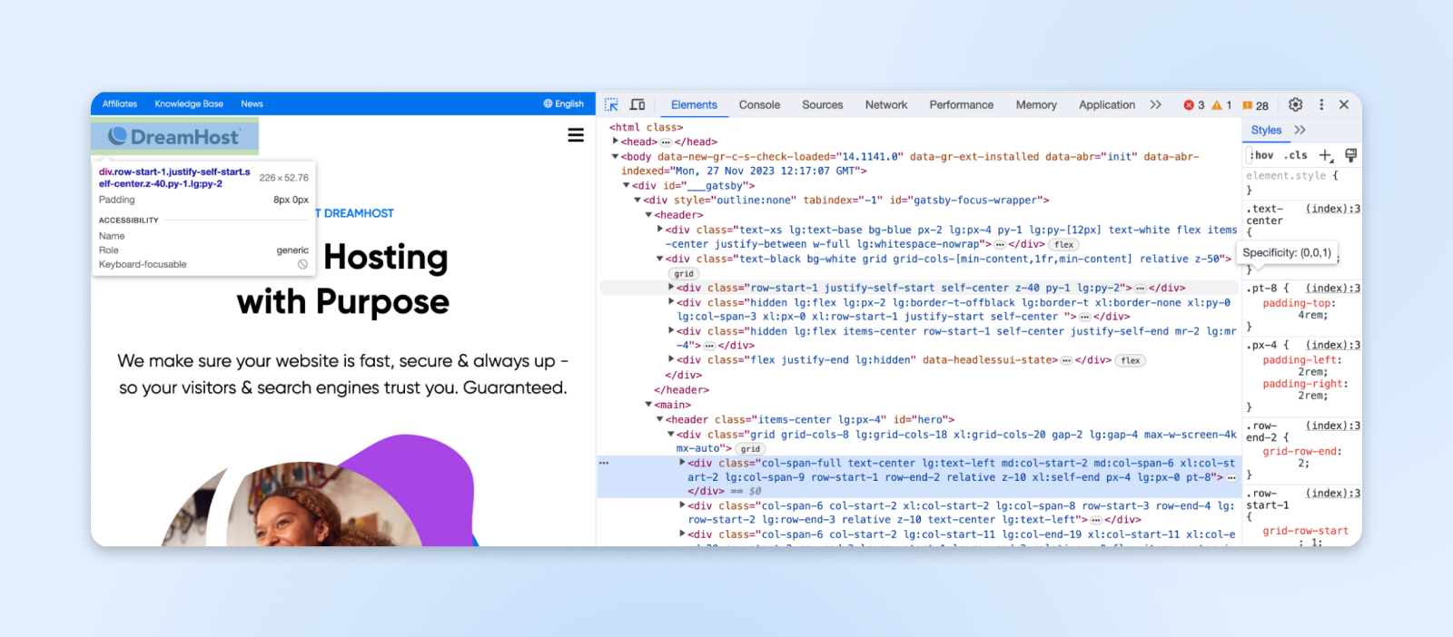 Herramientas de detección de elementos web