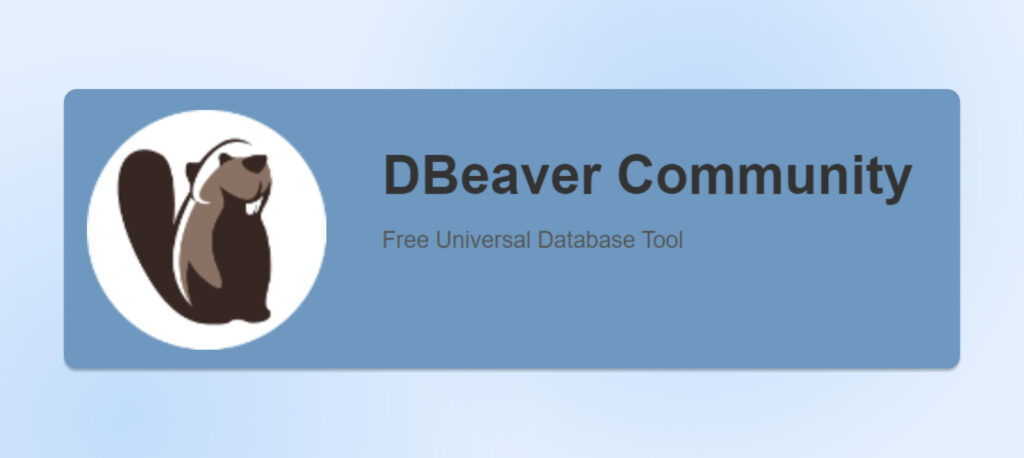 logo DBeaver, cliente SQL  