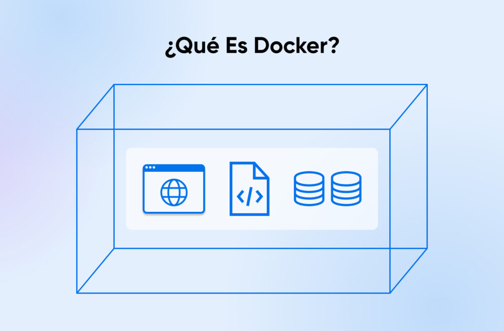 Imagen visual de qué es Docker