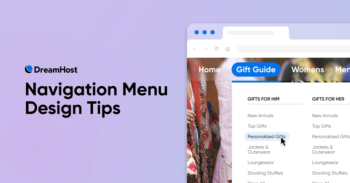 Website Navigation Menu Best Practices: 16 Design Tips - DreamHost
