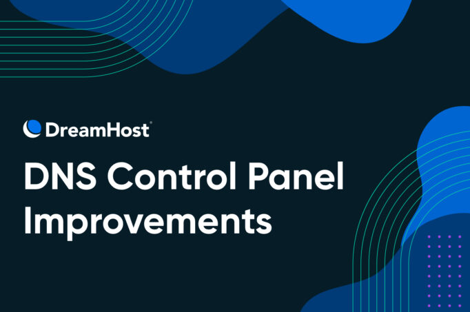 new DreamHost DNS Control Panel improvements