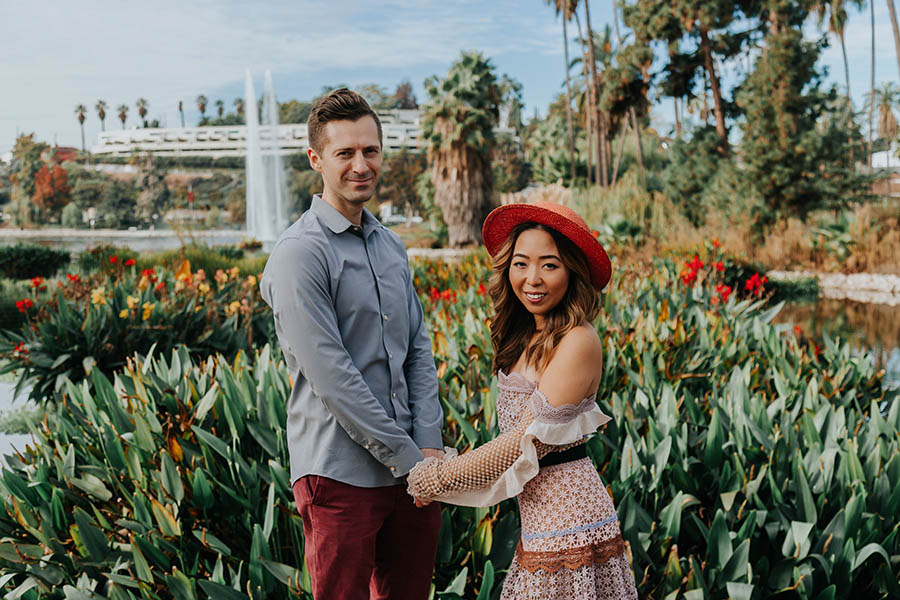 Echo Park Lake. Photo by Diana Kuo.