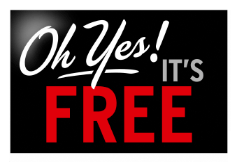 Oh yes! It's free!