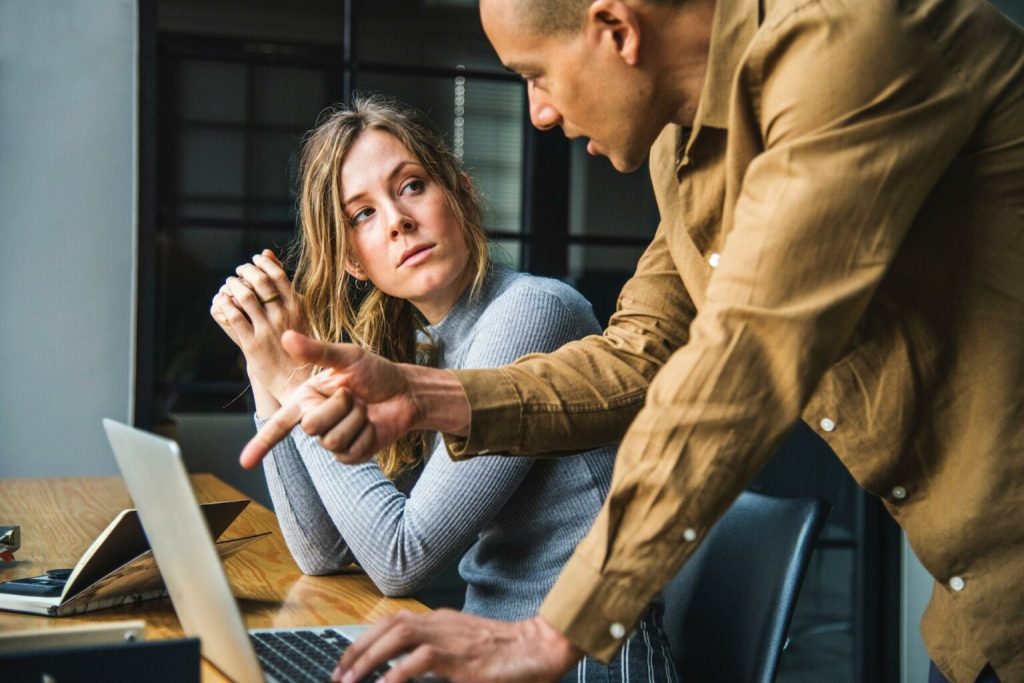 woman in tech workplace