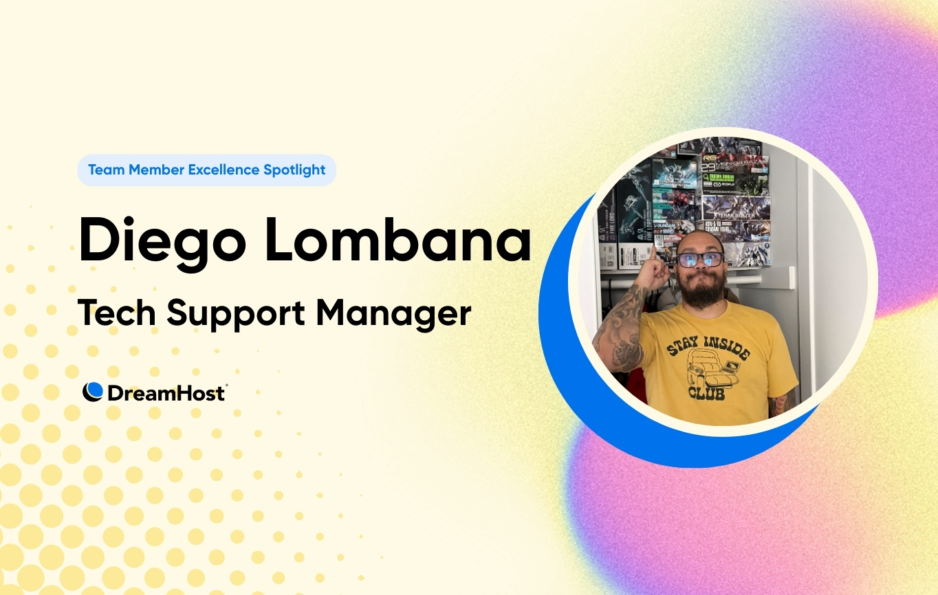 Coup de projecteur sur le support technique : Diego Lombana trouve sa place chez DreamHost
