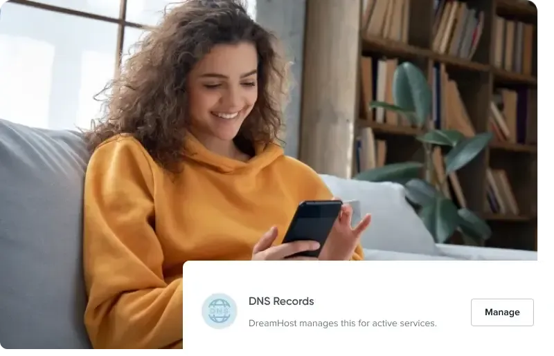 man looks at laptop overlaid with website configurations
